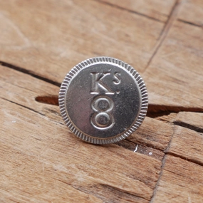 15/16 and 3/4 King's 8th Regiment of Foot Button (British) 1768-1786