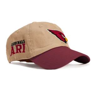 47 Brand Arizona Cardinals Ashford Cleanup Adjustable Hat - Khaki. Red