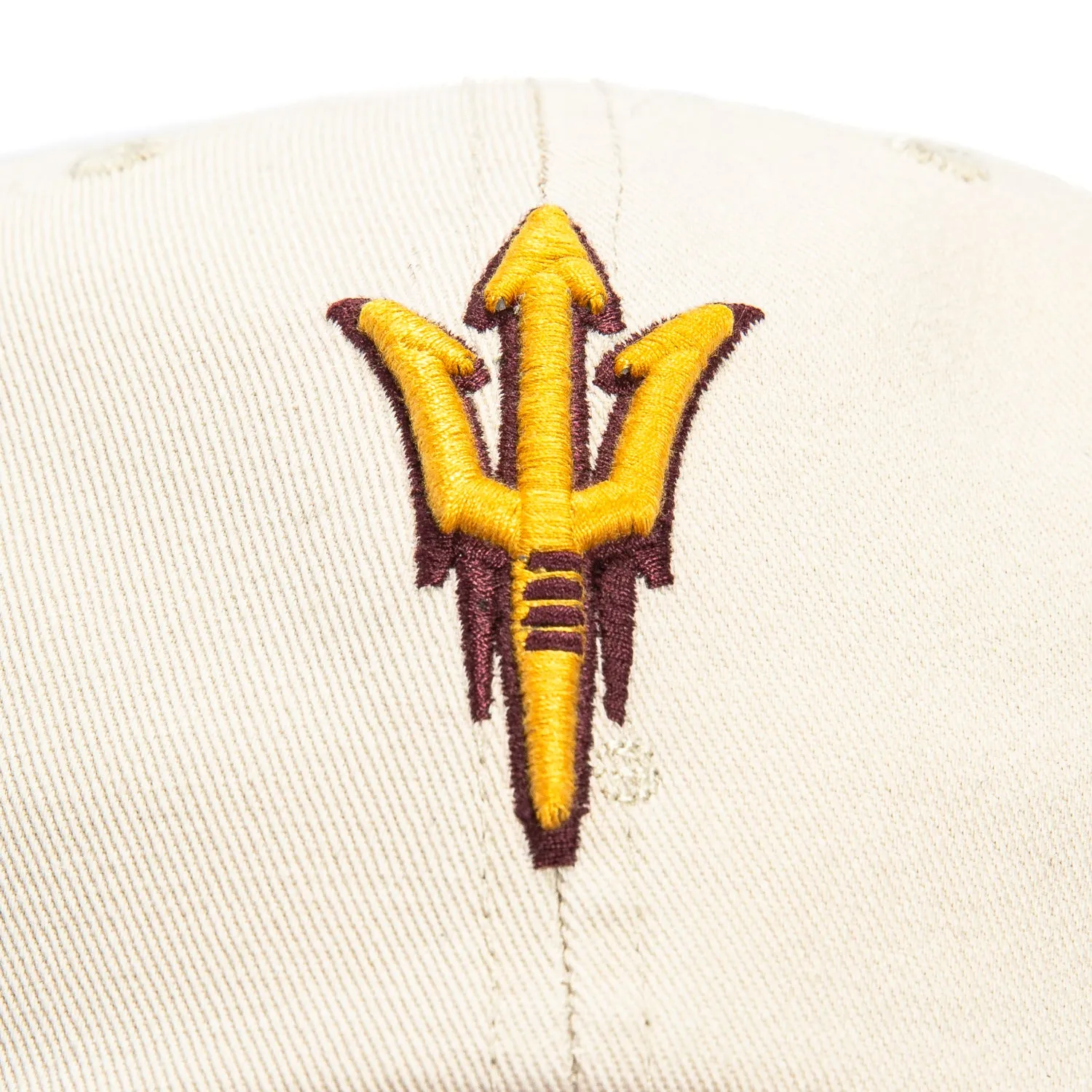 47 Brand Arizona State Sun Devils Grand Stand Adjustable Cleanup Hat - Khaki, Maroon