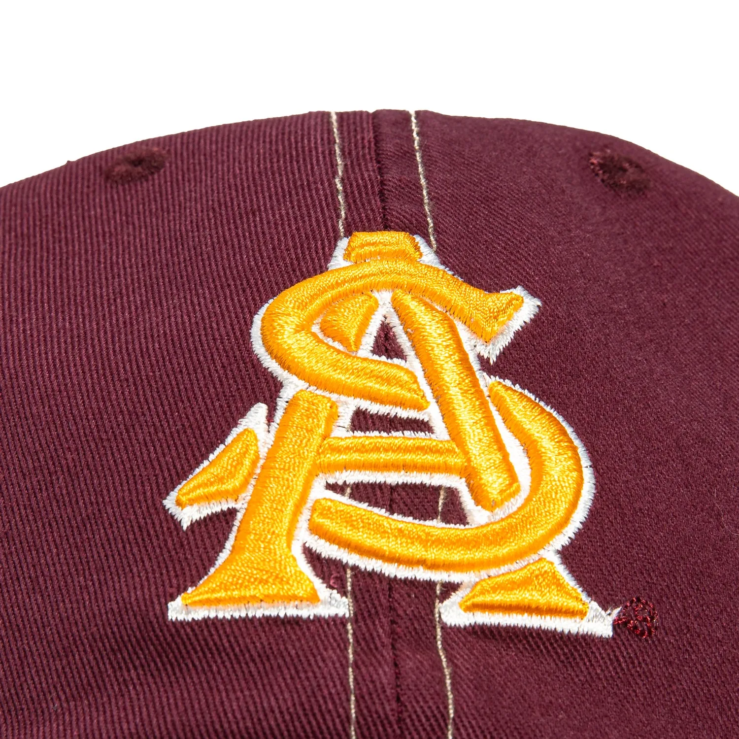47 Brand Arizona State Sun Devils Trawler Cleanup Snapback Hat - Maroon. Gold