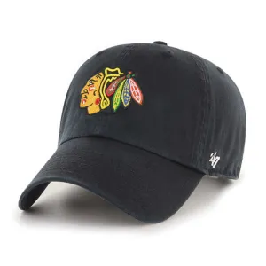 47 Brand Chicago Blackhawks OTC Cleanup Adjustable Hat - Black