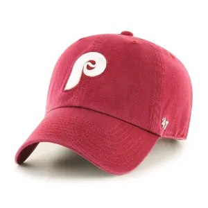 47 Brand Cleanup Philadelphia Phillies Adjustable Hat - Maroon, White