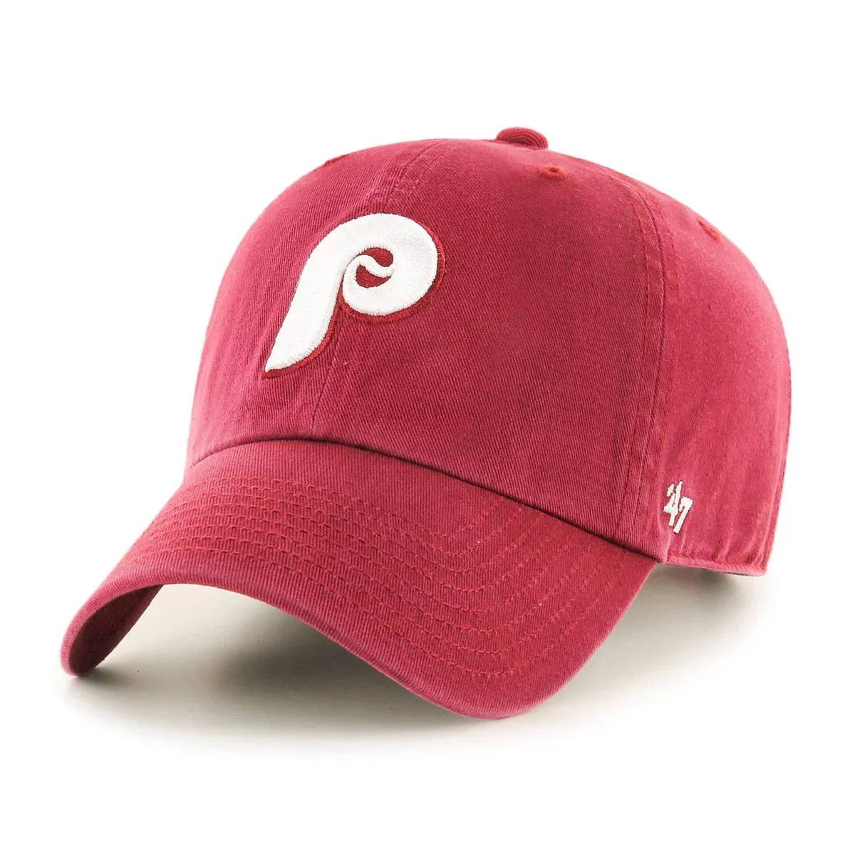 47 Brand Cleanup Philadelphia Phillies Adjustable Hat - Maroon, White