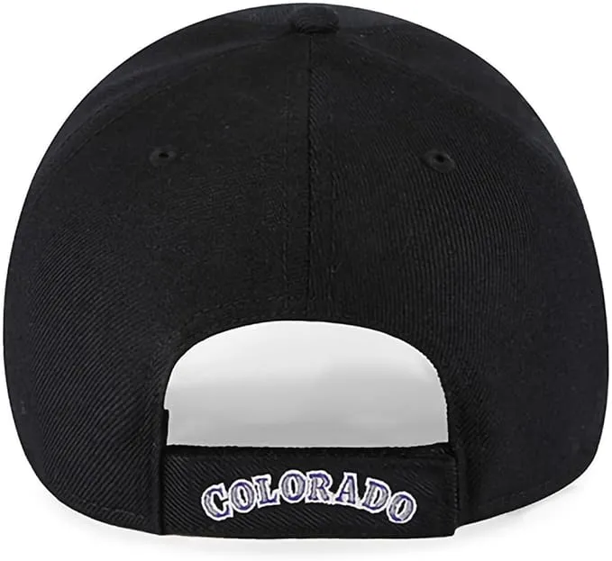 47 Brand Colorado Rockies MVP Adjustable Hat - Black