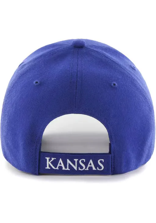47 Brand Kansas Jayhawks MVP Adjustable Hat - Royal