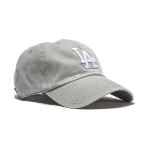 47 Brand Los Angeles Dodgers Cleanup Adjustable Hat - Gray, White