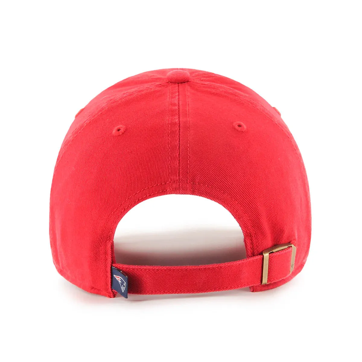47 Brand New England Patriots Cleanup Adjustable Strapback Hat - Red