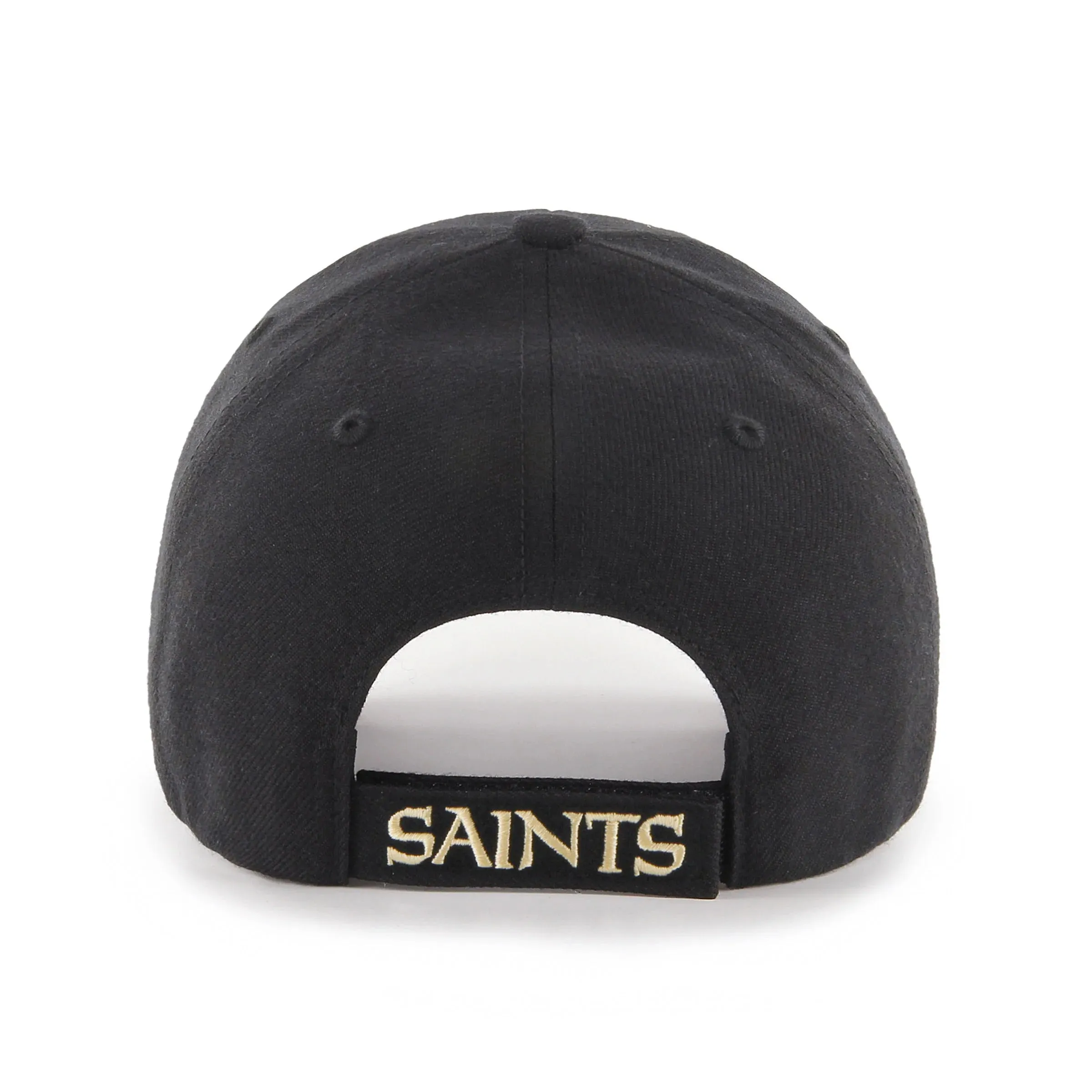 47 Brand New Orleans Saints MVP Adjustable Hat - Black, White