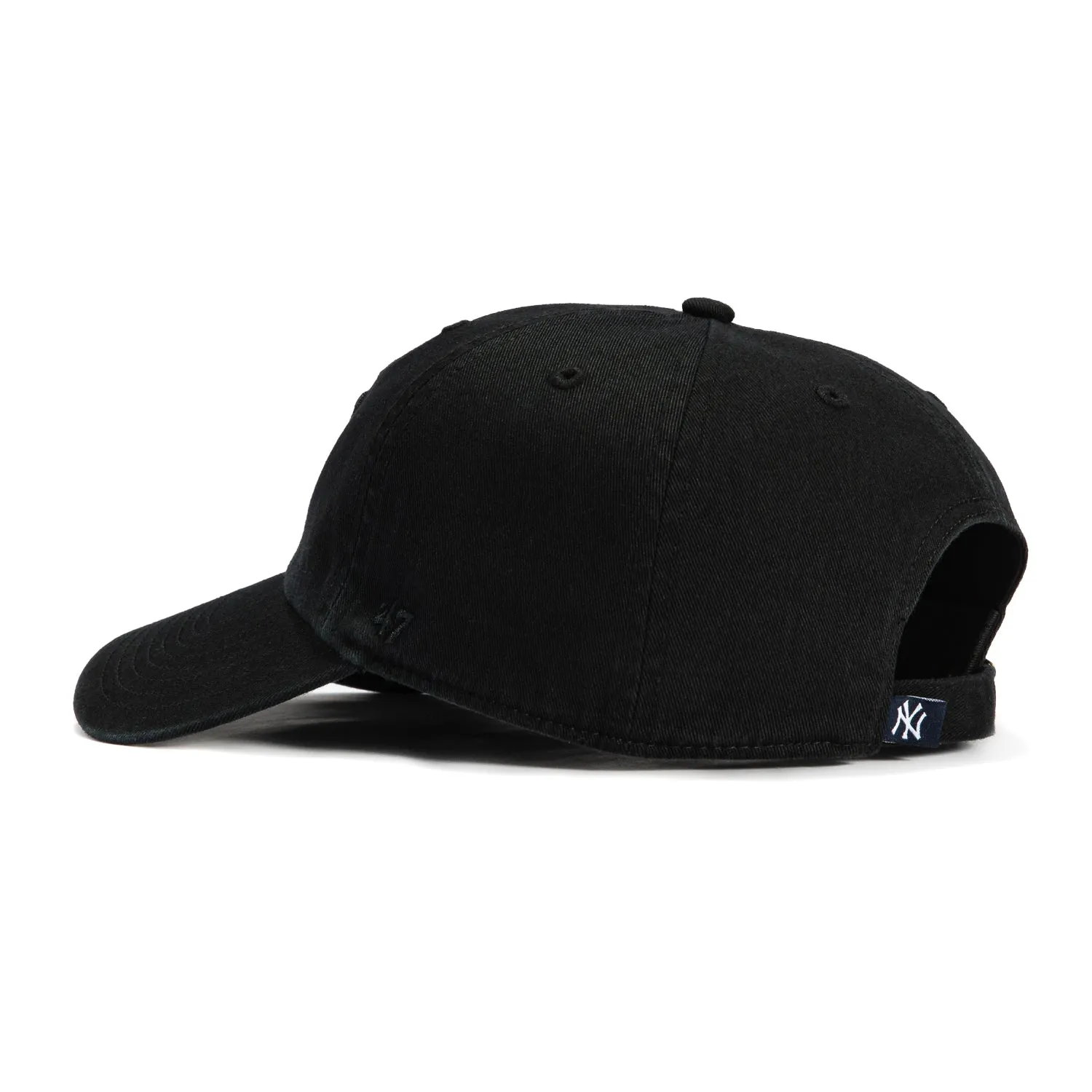 47 Brand New York Yankees Cleanup Adjustable Hat - Black, Black