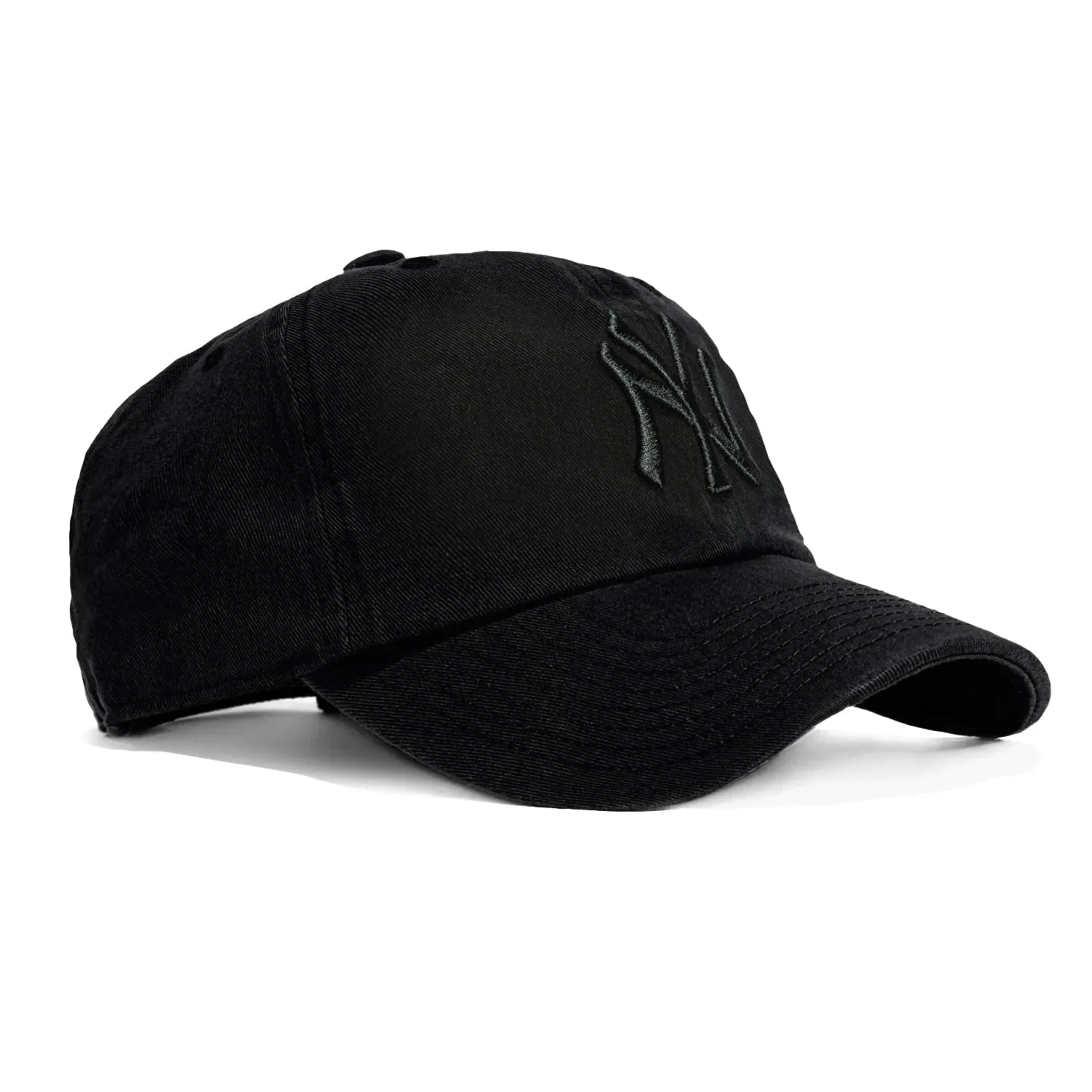 47 Brand New York Yankees Cleanup Adjustable Hat - Black, Black