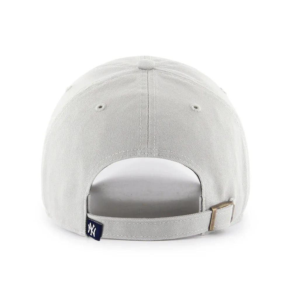 47 Brand New York Yankees Cleanup Adjustable Hat - Gray, White