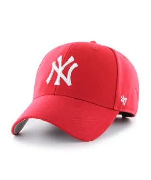 47 Brand New York Yankees MVP Adjustable Hat - Red. White