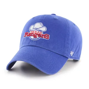 47 Brand Texas Rangers 1972 Logo Cleanup Adjustable Hat - Royal