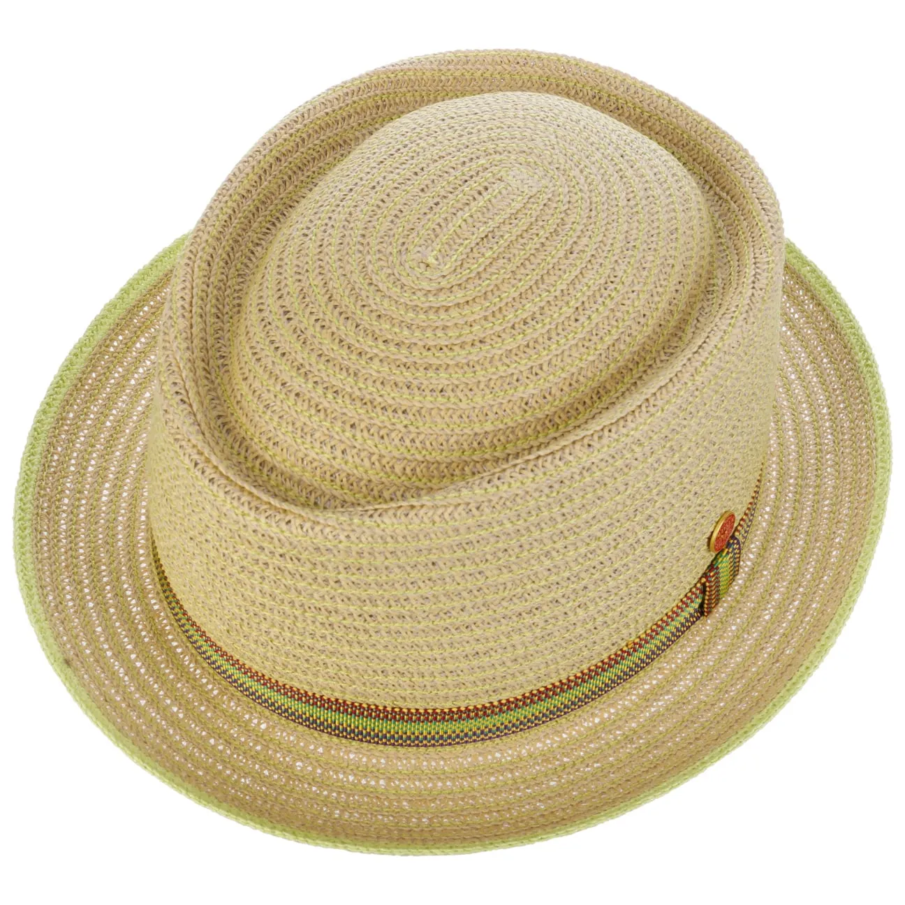 Andy Green Pork Pie Straw Hat by Mayser
