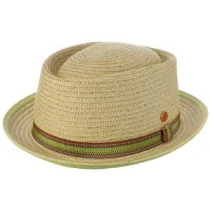 Andy Green Pork Pie Straw Hat by Mayser