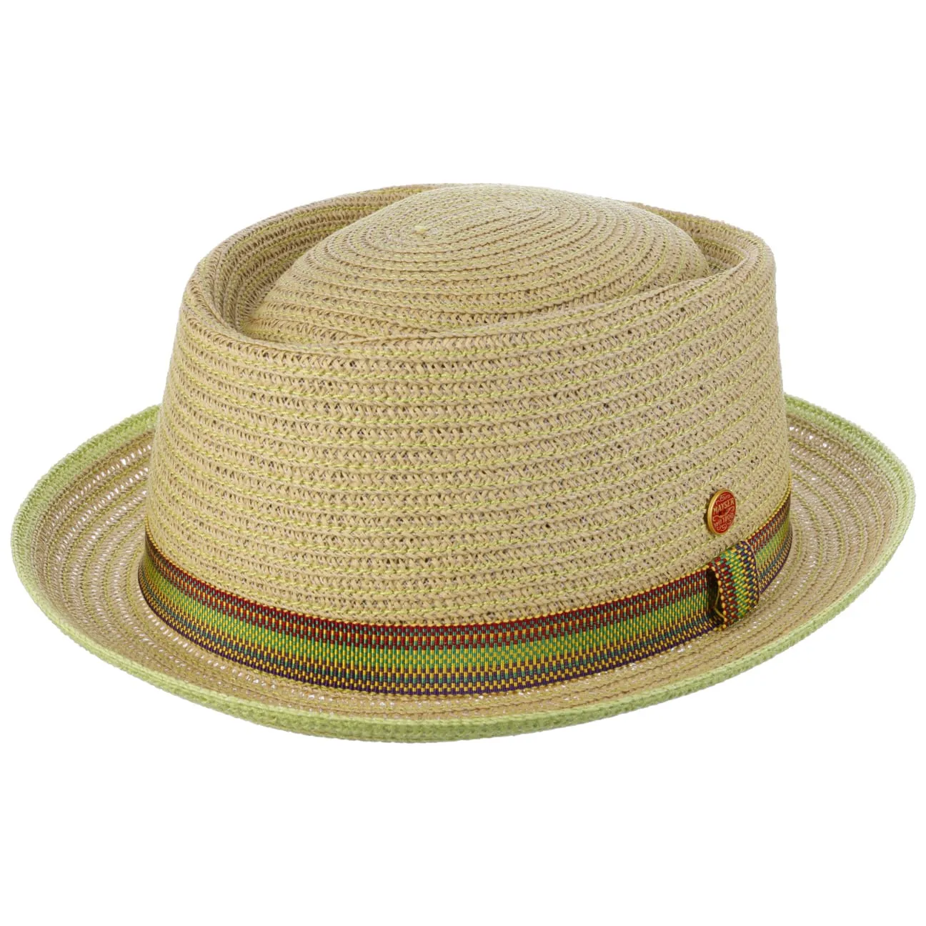 Andy Green Pork Pie Straw Hat by Mayser