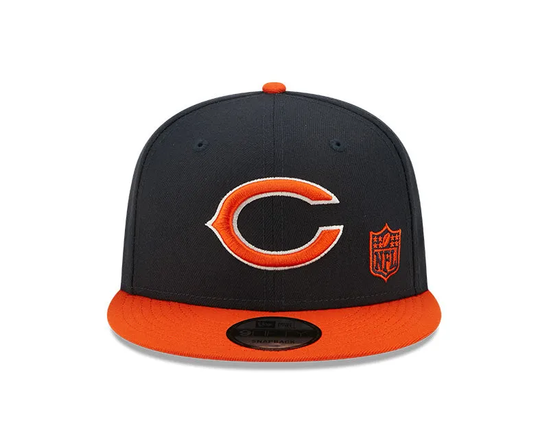 Chicago Bears Primary Logo New Era 2 Tone League Flawless 9FIFTY Snapback Hat