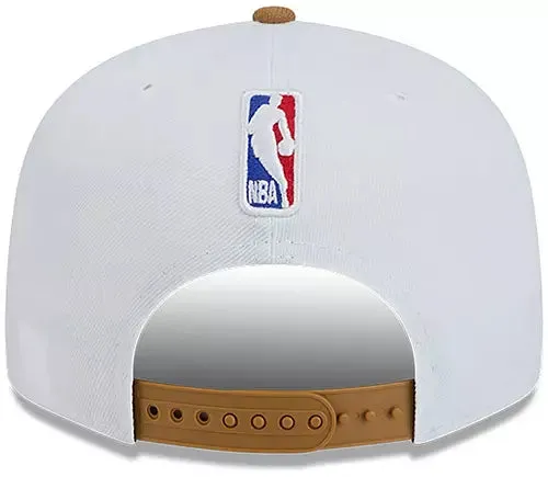 Chicago Bulls New Era 2024 City Edition White/Walnut 9FIFTY Adjustable Hat