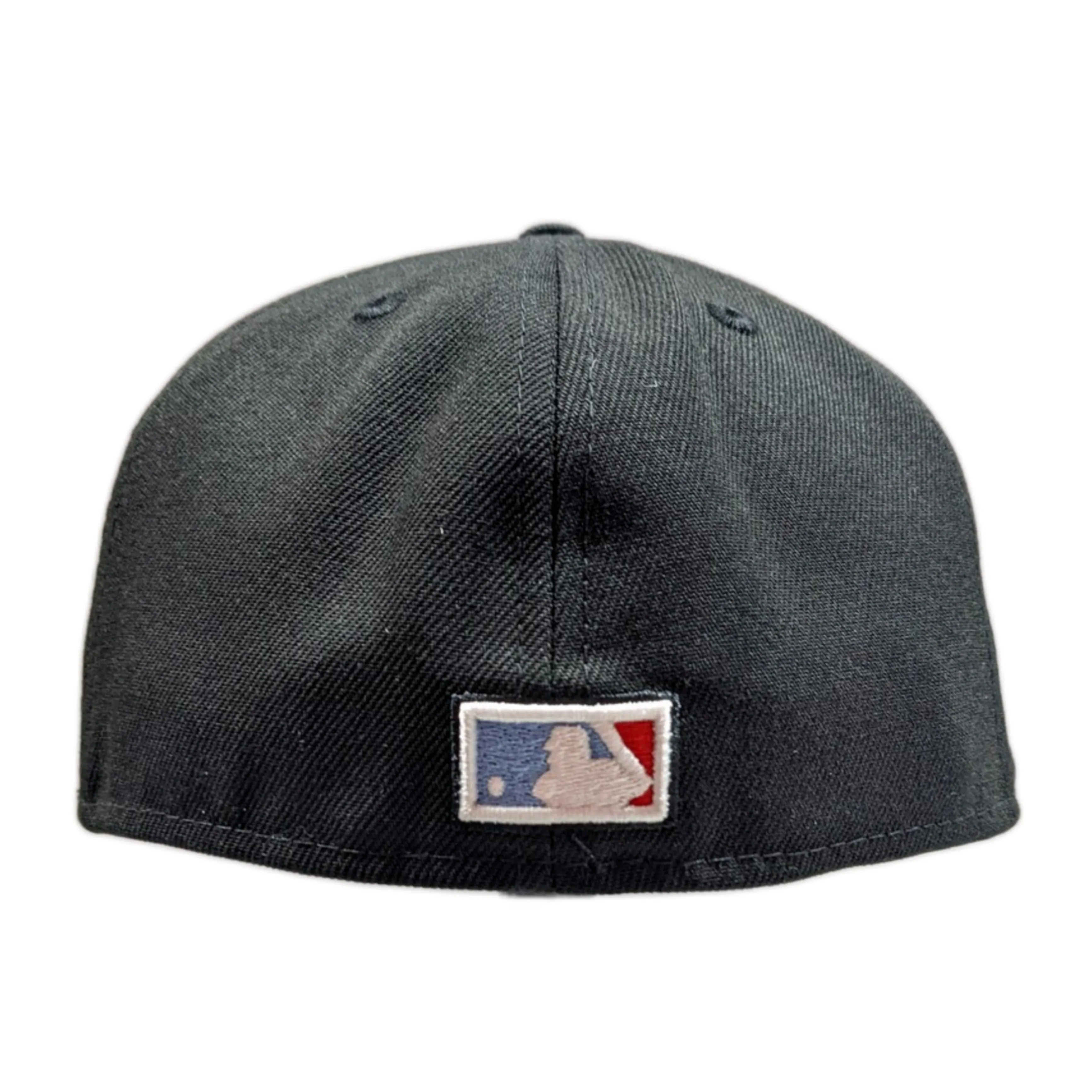 Chicago Cubs Cooperstown Collection Wrigley Field Black/ Sky Blue New Era 59FIFTY Fitted Hat