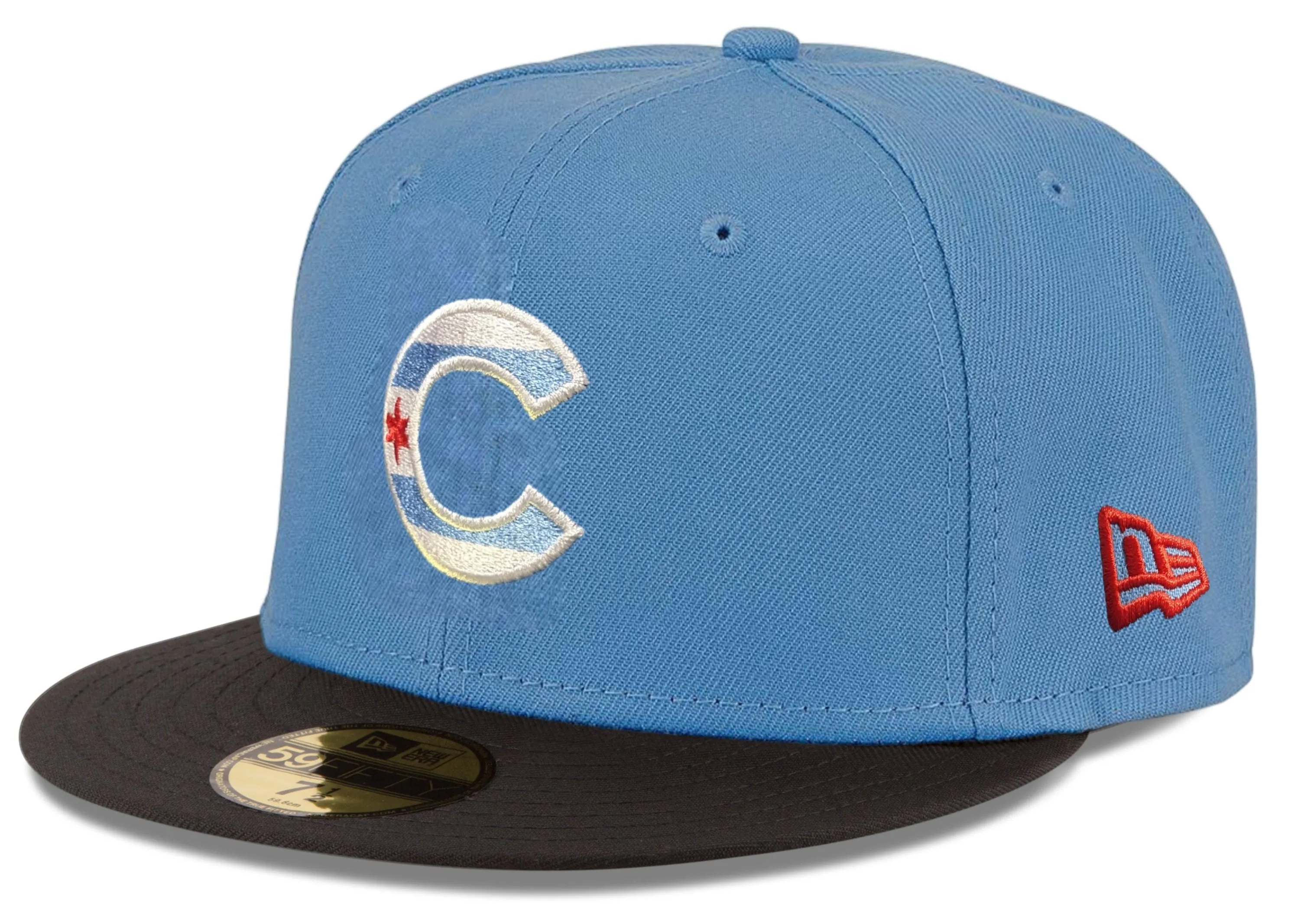 Chicago Cubs New Era Blue/Black Clobberin' Time 59FIFTY Fitted Hat
