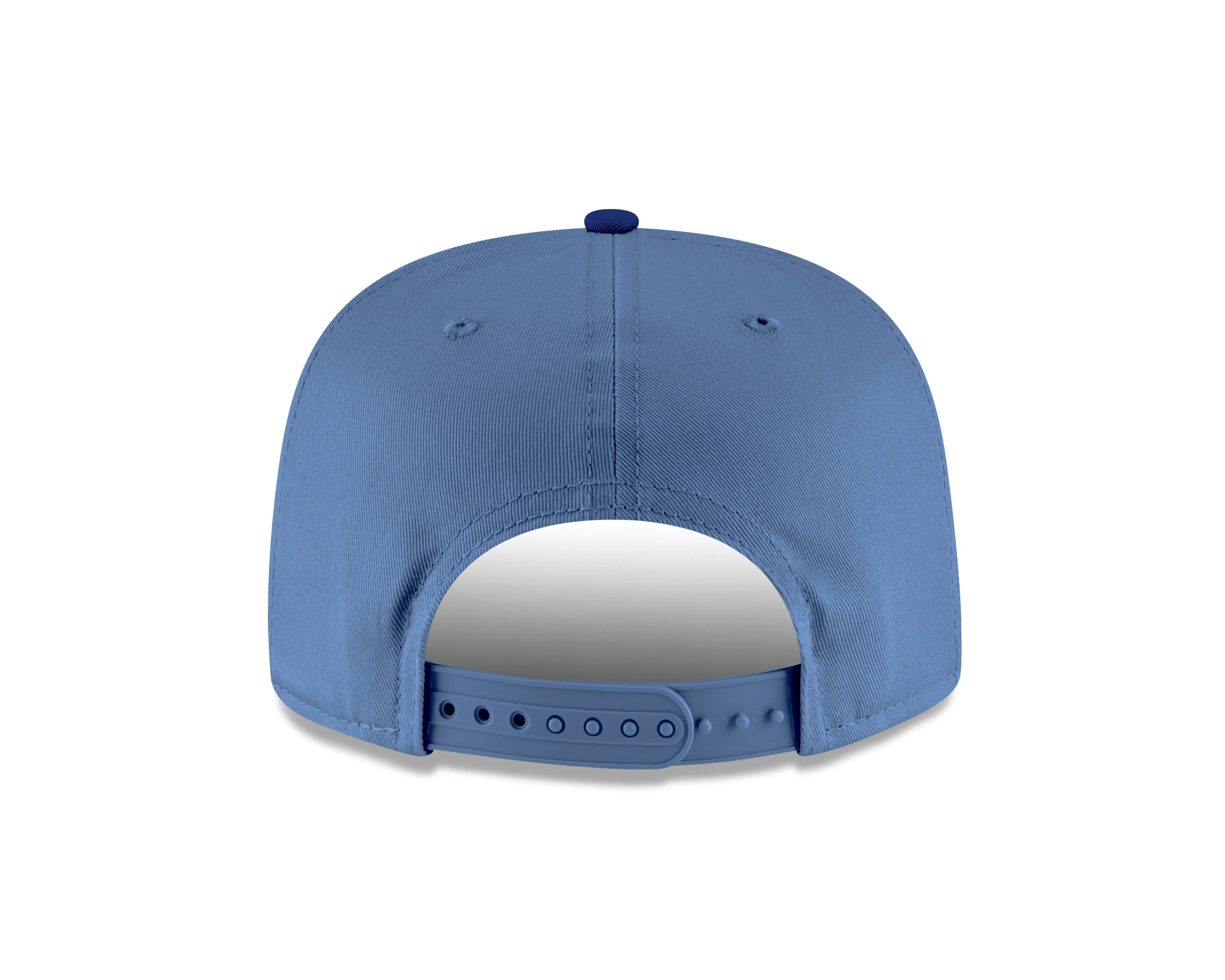 Chicago Cubs New Era Sky Blue/Royal Blue Spring Training Bear Golfer Snapback Adjustable Hat