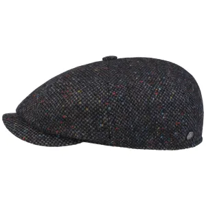 Colour Dots Wool Flat Cap by Lierys