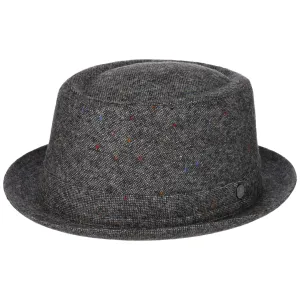 Colour Spots Pork Pie Wool Hat by Lierys
