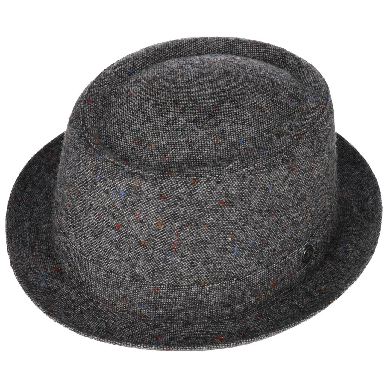 Colour Spots Pork Pie Wool Hat by Lierys