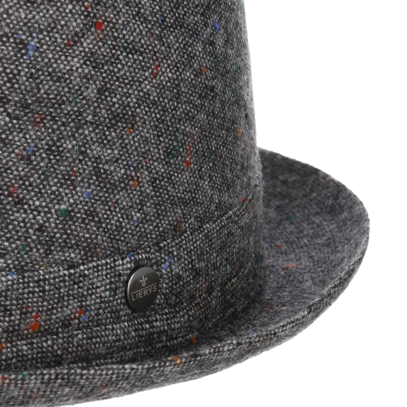 Colour Spots Pork Pie Wool Hat by Lierys