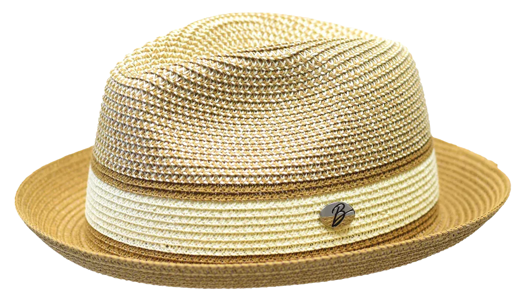 Dante Crushable Narrow Brim Pinch-Front Fedora