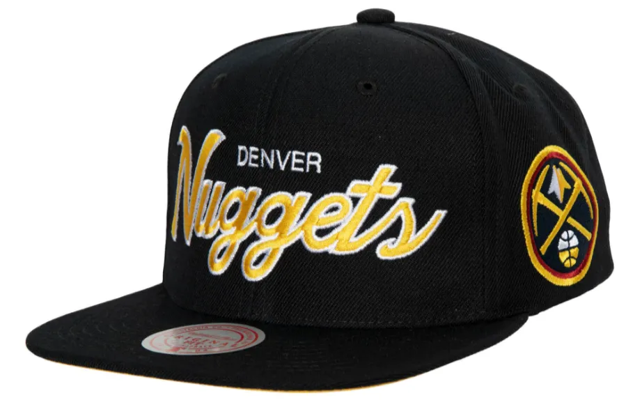 Denver Nuggets Team Script 2.0 Mitchell & Ness Snapback Hat