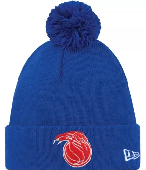 Detroit Pistons '21 NBA City Edition New Era Royal Alternate Cuffed Knit Hat
