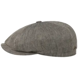 Eight Panel Cap Linen Herringbone by JJ Hats