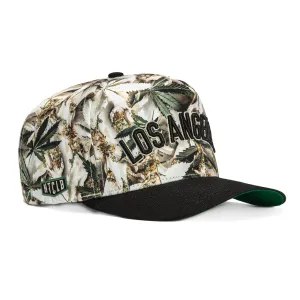 Field Grade Los Angeles Hat Club Logo Patch Snapback Hat - Realtree. Black