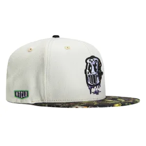 Field Grade PBJ Anthropomorphic Mask Hat Club Logo Patch Snapback Hat - White, Realtree