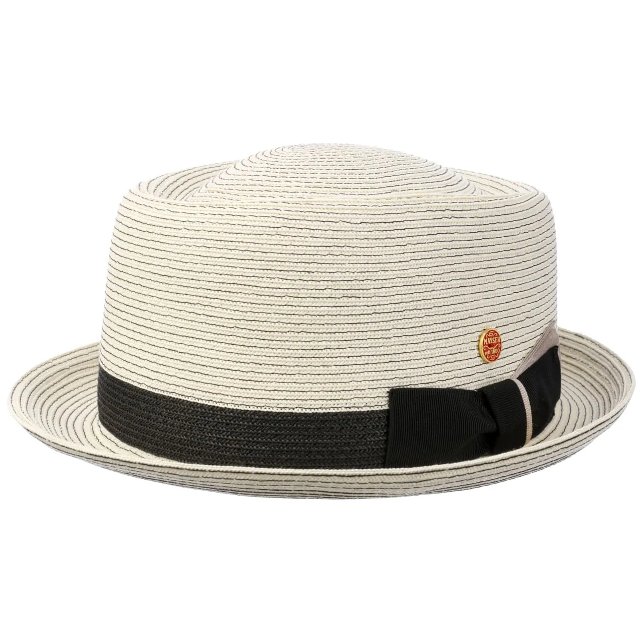 Gareth Classic Pork Pie Straw Hat by Mayser