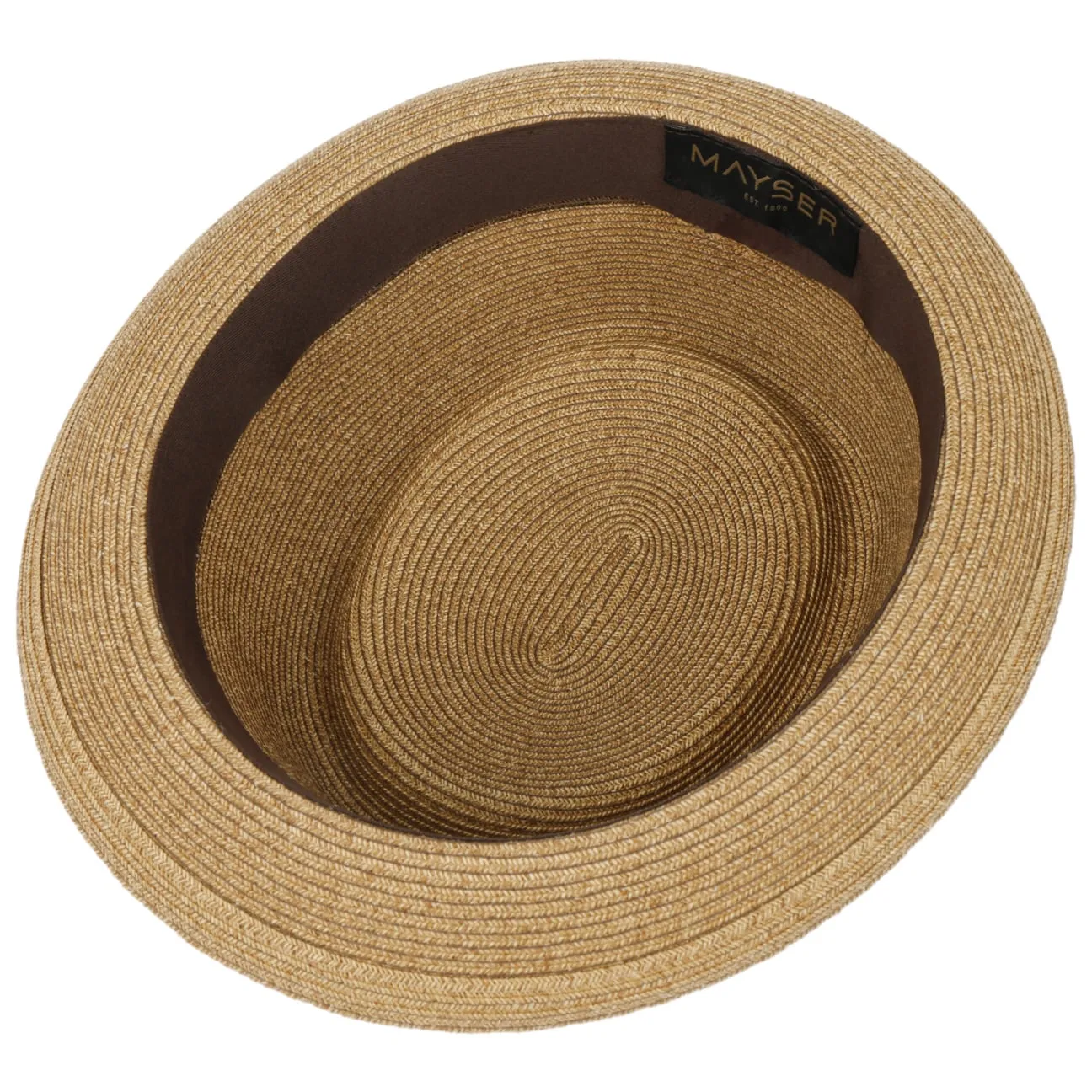Gareth Classic Pork Pie Straw Hat by Mayser