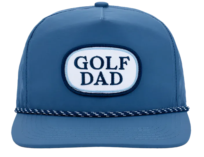 Golf Dad Performance Rope Hat - Blue