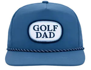 Golf Dad Performance Rope Hat - Blue