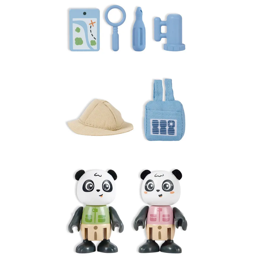 Hape Green Planet Explorers Panda Play Adventure Set