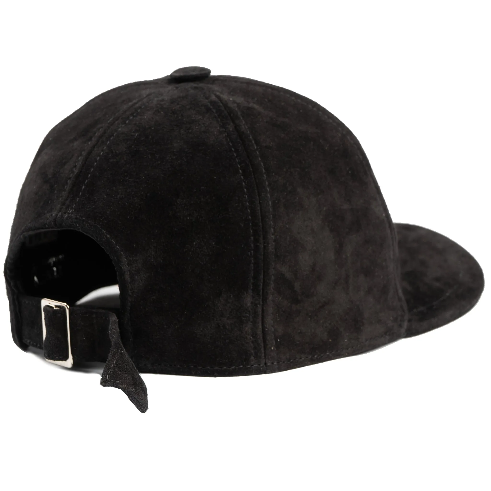 Italian Suede Cap - Black