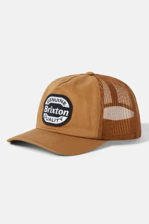 Keaton Netplus Trucker Hat - Washed Copper/Washed Copper