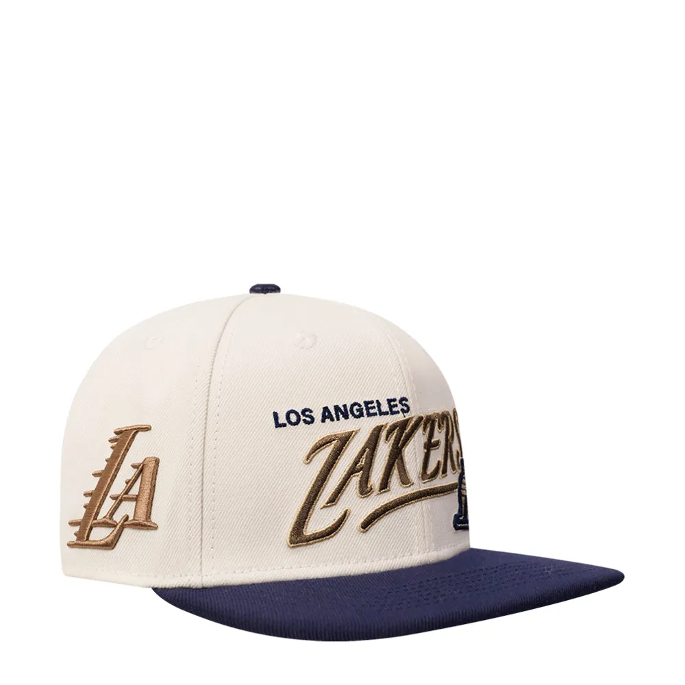 Lakers Topper 2-Tone Wordmark Snapback