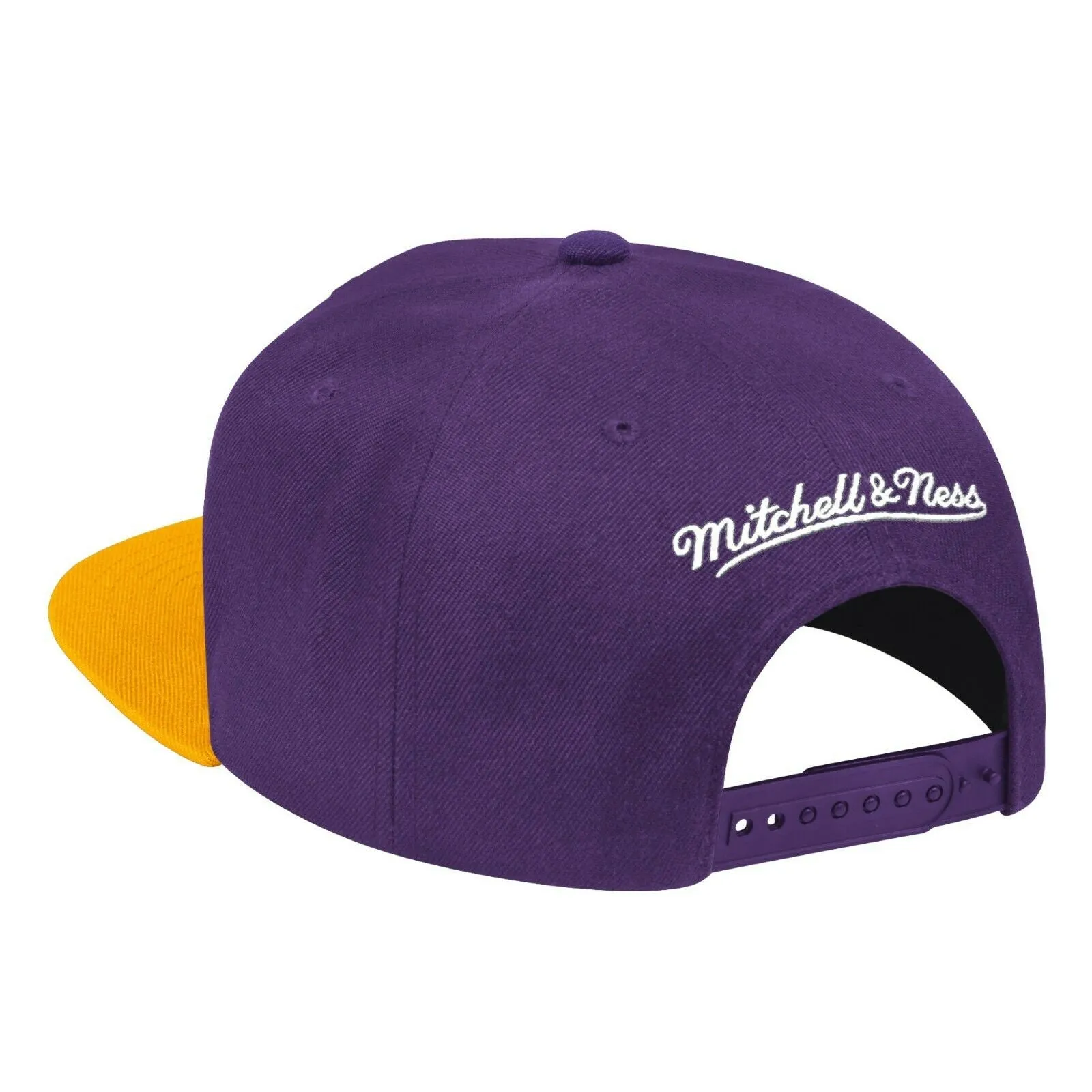 Los Angeles Lakers 1988 NBA Finals Side Patch 2 Tone Purple/ Gold Mitchell & Ness Snapback Hat
