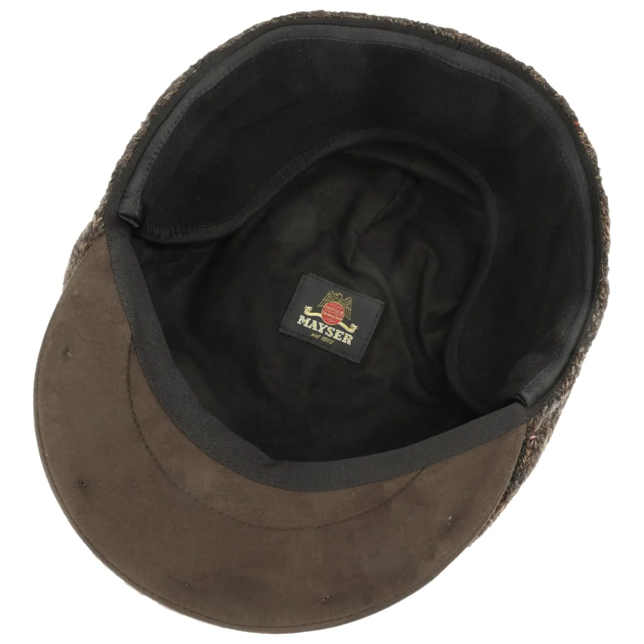 Matteo Earflaps Flat Cap by Mayser
