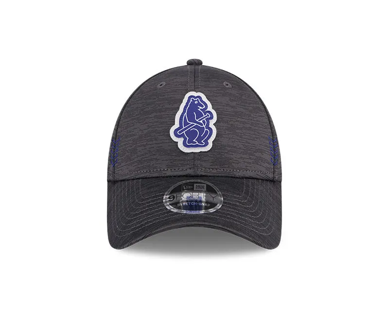 Men's Chicago Cubs Graphite 2024 Clubhouse Alternate 9FORTY Adjustable Hat