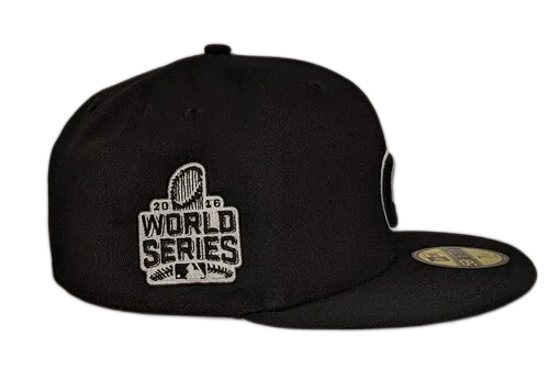 Men's Chicago Cubs New Era 2016 World Series Black 59FIFTY Fitted Hat