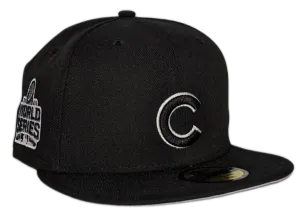 Men's Chicago Cubs New Era 2016 World Series Black 59FIFTY Fitted Hat