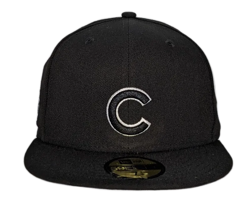 Men's Chicago Cubs New Era 2016 World Series Black 59FIFTY Fitted Hat