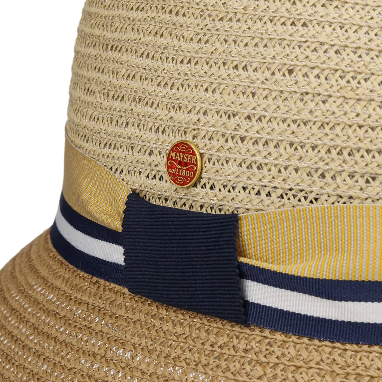 Nanni Twotone Straw Hat by Mayser